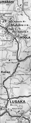 Kabwe - второй город Замбии.