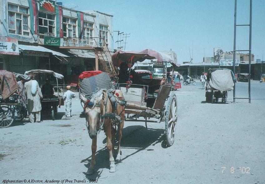 Извозчики в Кандагаре.