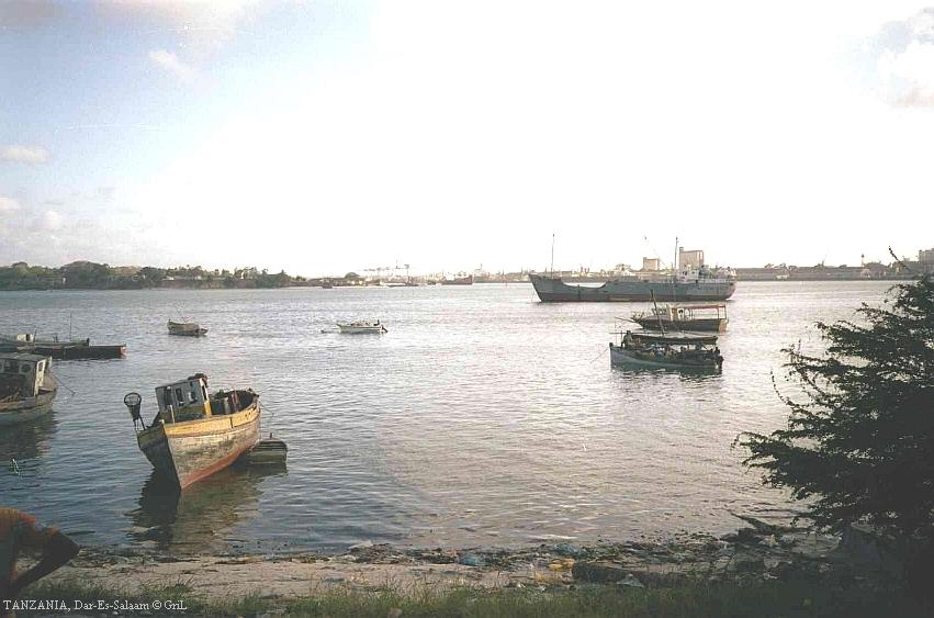 В порту Дара. Танзанийские рыбацкие лодки. 