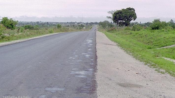 Танзания. Внутриконтинентальные дороги.