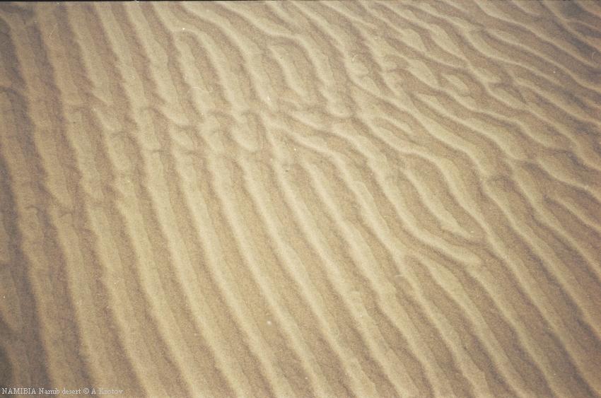 Пески пустыни Намиб. 